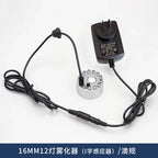 Halloween Mini LED Pumpkin Light Fogger Water Fountain Pond Fog Machine Atomizer