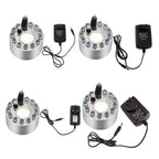 Halloween Mini LED Pumpkin Light Fogger Water Fountain Pond Fog Machine Atomizer